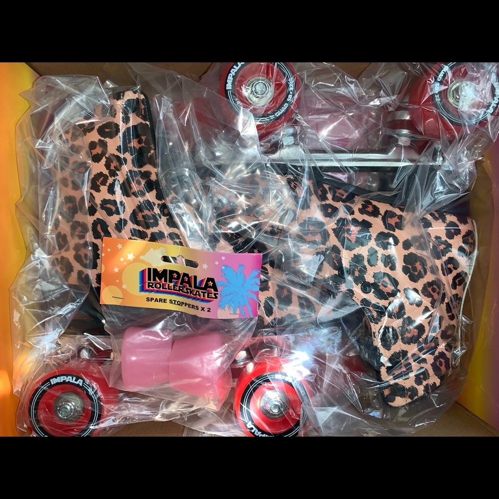 Brand new Impala Roller skates (Leopard) size 7
